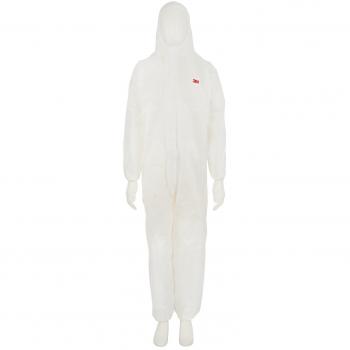3M 4515 Ropa de protección 5/6, SMS Polipropileno, Blanco, talla M
