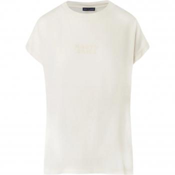 North Sails Women's White Cotton Printed T-Shirt - Size L