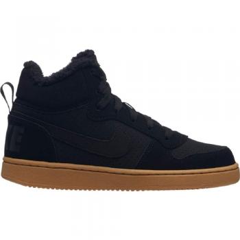 Nike Court Borough Mid Wntr GS, Zapatos de Baloncesto para Niños, Negro Black/Gum Lt Brown 002, 38 EU