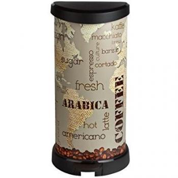 Curver 213366 Cubo de Basura con Pedal 40 L, Resina, Multicolor, 35x31x70 cm