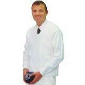 Taylor Bowls para Hombre Cuello en V Jersey, Small