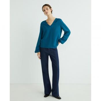 Blusa de mujer Vila cuello pico