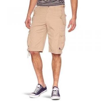 Bench Larklane - Pantalones cortos deportivos para hombre, color beige, talla 30 UK