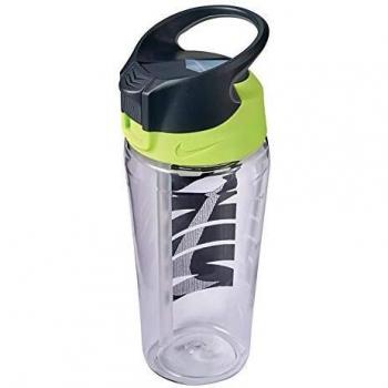 Nike TR Hypercharge Straw Bottle 24oz/709 ml transparente/volt/gris frío/negro