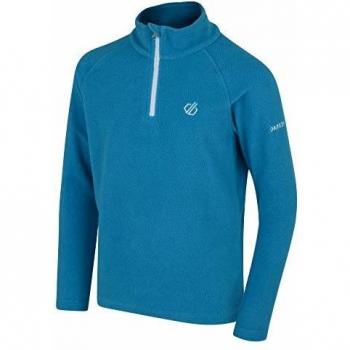 Dare 2b Forro Polar Unisex para niños, 170 g/m², Media Cremallera, para Exteriores, Forro Polar, Unisex niños, Forro Polar., DKA357 34LC11, Atlántico, 11-12 años