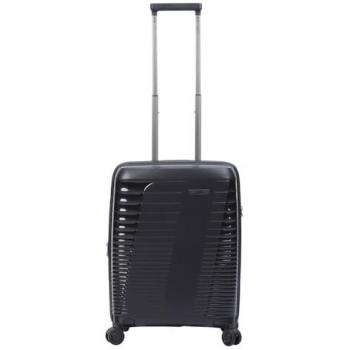TOTTO - Maleta Trolley Cabina Traveler S - Negro, Modelo Traveler, 39 x 55.5 x 26.5 cm, Capacidad 48L, Rígida y Expandible, Ruedas 360º