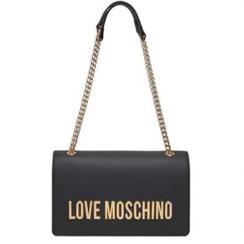Love Moschino Black Cross Body Bag for Stylish Outfits, Female, Size: ONE SIZE