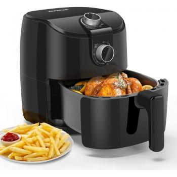 Aigostar Freidora de Aire sin Aceite 4L 1500W Negra