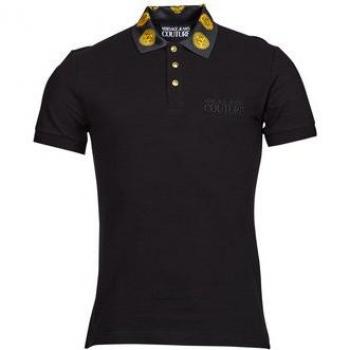 Versace Jeans Couture Black Polo Shirt in Cotton - Size: S - Male