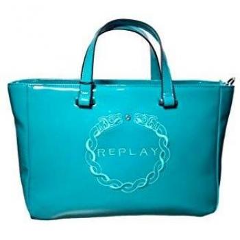 Bolso de mano pintura turquesa Repaly art. FW3957.000