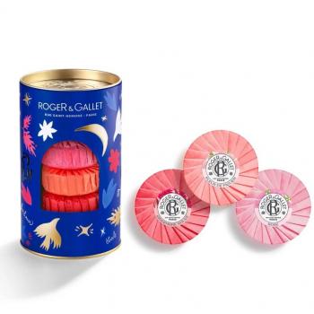Roger & Gallet Trio Soap Gift Set - Ginger, Rose, Fig Blossom (3 x 100g)