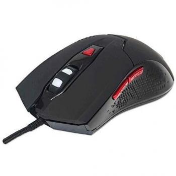 Mouse Gamer Manhattan 2400 DPI con 6 Botones