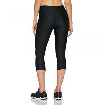 Under Armour Capri Armour Fly Fast Pantalones Deportivos para Mujeres, Pantalones Transpirables, Mallas Deportivas de compresión ultraligeras, Black/Black/Reflective