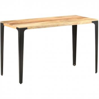 Mesa de comedor de madera maciza de mango 120x60x76 cm