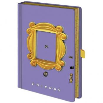 Cuaderno Premium A5 Durex Púrpura con Marco de Amigos