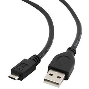 Gembird CCP-MUSB2-AMBM-10 - Cable USB 2.0, Micro-USB B a USB A, Conectores Macho/Macho, 3 Metros, Color Negro