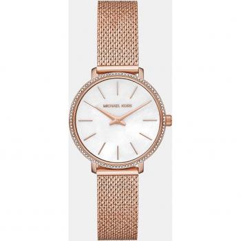 Reloj de mujer Pyper MK4588 de malla de acero rosa