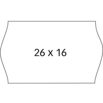 Apli 100923 - Etiquetas Blancas Para Etiquetadora Apli 26 x 16 mm, Paquete x 6