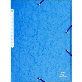 Exacompta 17112H - Carpeta con goma, A4, color turquesa