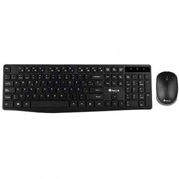 NGS ALLUREKIT Kit de Teclado Multimedia y Ratón 1200dpi Inalámbricos 2.4GHz