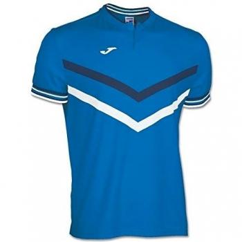 Joma - Polo terra royal-blanco m/c para hombre