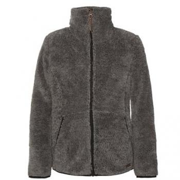 Forro Polar Protest Riri Unisex con Cremallera Completa Color Gris Talla 140