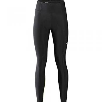 GORE WEAR Progress Thermo Tights+ para mujer, Tejidos Seleccionados GORE , 40, Negro/Neon Yellow