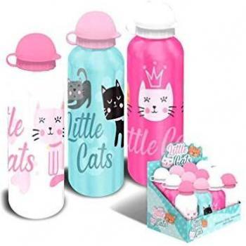 Cantimplora aluminio Little Cats surtido
