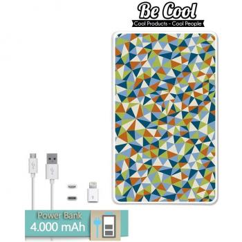 Becool® - Batería Externa Power Bank 4000 mah + Gratis 1 cable USB-MicroUsb
