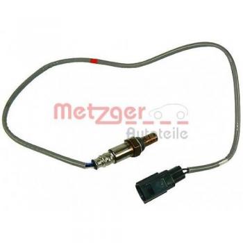 Sonda Lambda METZGER 0893134 para Jaguar XF, XJ y Volvo S60, S80, V70, XC90 - Sensor de Oxígeno con Conector de Caucho M18x1.5