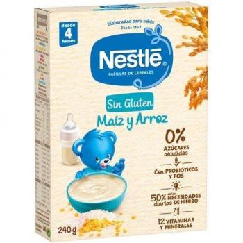 Nestlé Papilla de Maíz y Arroz Sin Gluten 240g