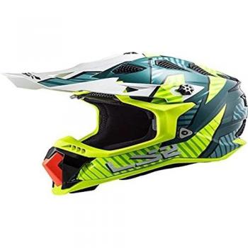 LS2, casco cross moto Subverter Astro cobalt yellow, S