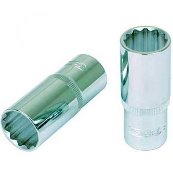 KS Tools 918.1713-1/2CHROME + Bi hexagonal socket, profundo, 19mm