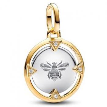 Charm Medallón Pandora ME Abeja Dorado con Zircónia