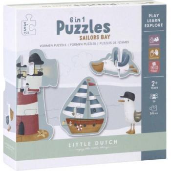 Puzzle 6 en 1 Sailors Bay de Little Dutch