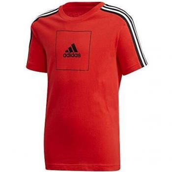 adidas JB A AAC tee Camiseta, Niños, Rojint/Rojint/Negro, 116