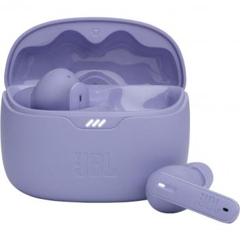 Auriculares Inalámbricos JBL Tune Beam con cancelación de ruido, lila
