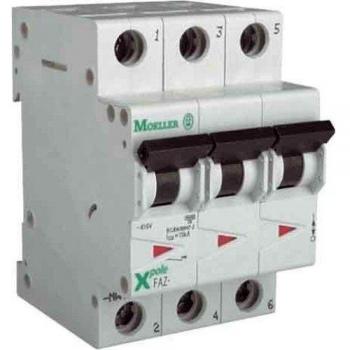 Interruptor Automático 3P B 25A 10kA Montaje en Carril DIN