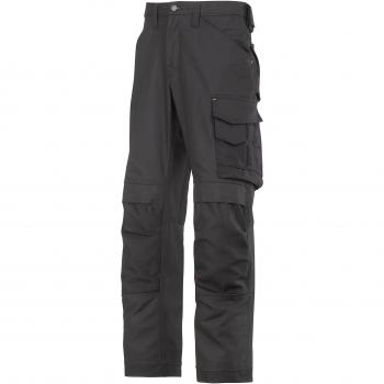 Pantalón de trabajo unisex Snickers Canvas+ negro talla 52 larga