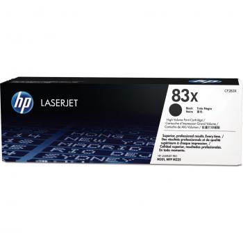 HP 83X CF283X High Yield Original Black LaserJet Toner Cartridge, Single Pack