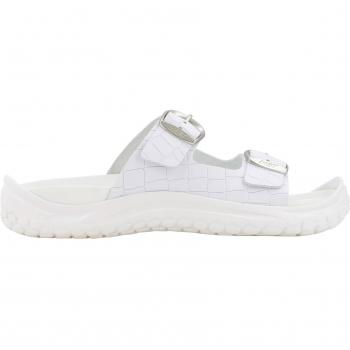 MBT SANDALIA KAYA 703127 M WHITE - Sandalias de Cuero Blancas para Hombre con Tecnología de Ajuste Perfecto