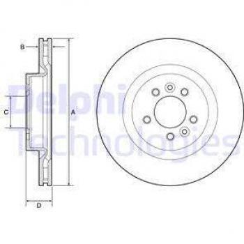 Disco de freno DELPHI BG9204C
