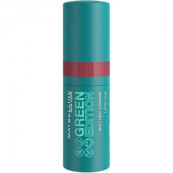 Maybelline Green Edition Butter Cream Lipstick #010 Lagoon 10g