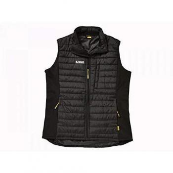 Chaleco DeWALT Force Talla XL, Color Negro, Material Resistente, Diseño Ergonomico, Bolsillos Multifuncionales