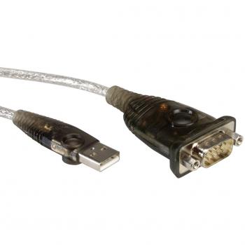 ATEN UC232A adaptador de cable USB RS-232 Plata - Adaptador para cable