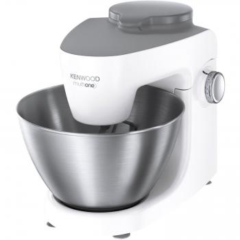 Kenwood MultiOne KHH321WH - Robot de cocina, 1000 W, capacidad de 4,3 l, color blanco y plata