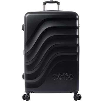 TOTTO - Maleta Rígida Grande Bazy+ Expandible, 50 x 79 x 30.5 cm, Capacidad 100 L, Alta Resistencia a Impactos, Ruedas 360º, Manija Tel