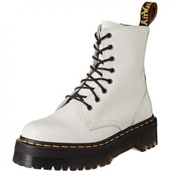 Dr. Martens Jadon Women's White Leather Combat Boots