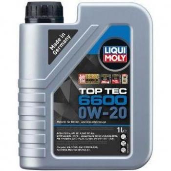 Liqui Moly Top Tec 6600 0W-20 1L Aceite de motor para BMW (3 Berlina, 1 Hatchback, Touring) y OPEL (Astra K J Hatchback)