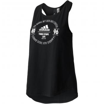 adidas Logo T Camiseta, Mujer, Negro
